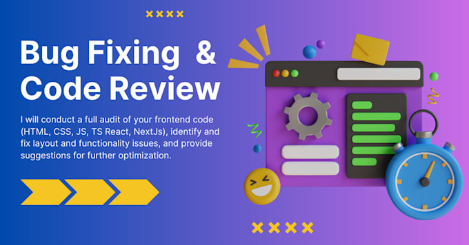bug fixing and code review