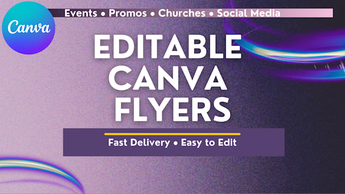 design editable canva templates for business, events, and content