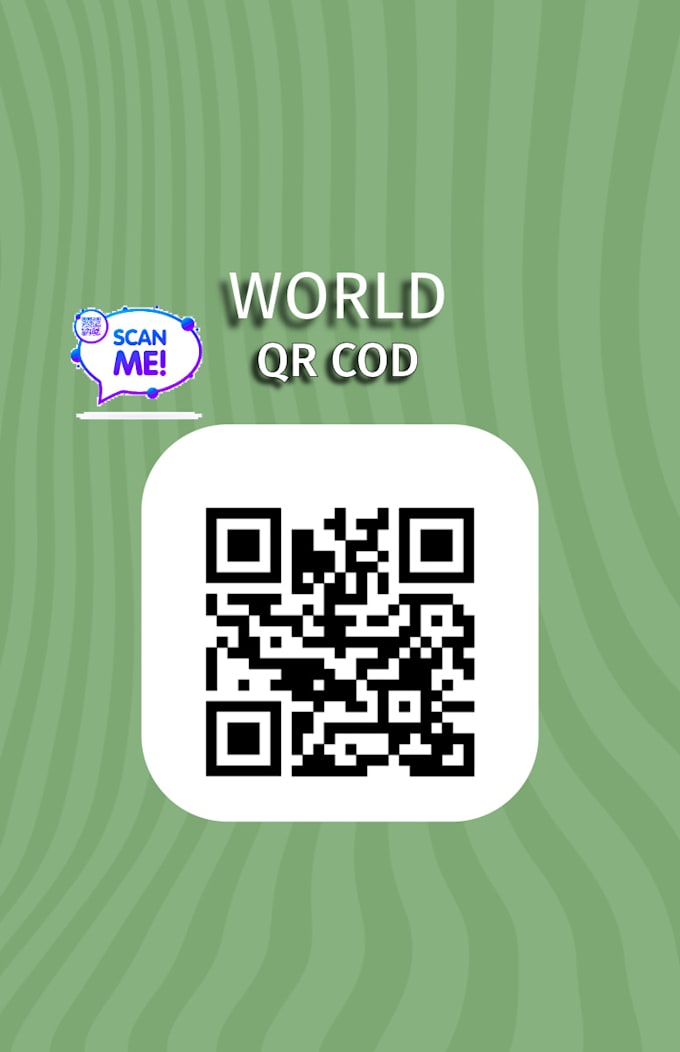 Create custom professional qr code design with logo by Ridajaber28 | Fiverr