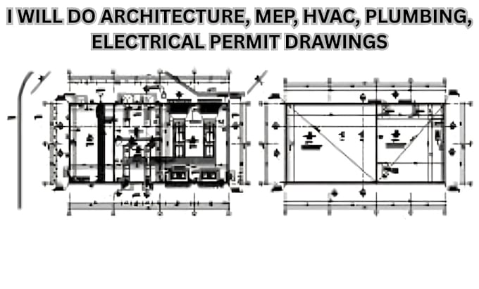 Do architecture, mep, hvac, plumbing, electrical permit drawings by ...