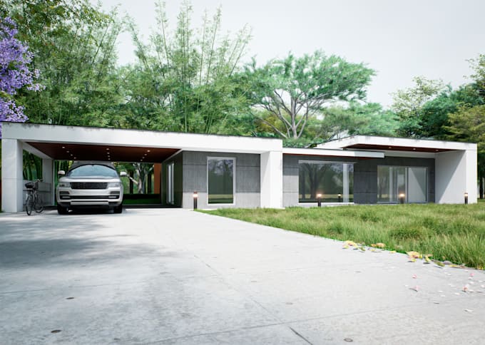 diseño y visualización del exterior de tu casa