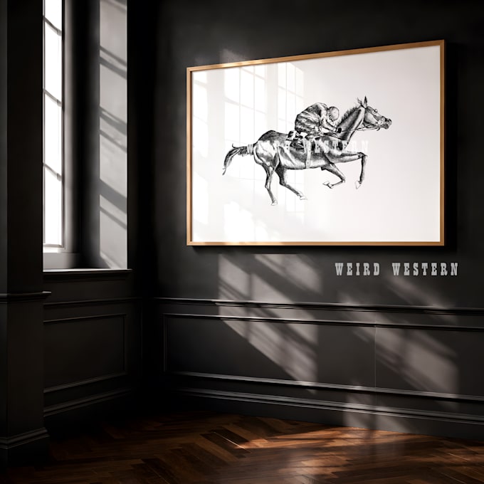 create western and cowboy style artwork