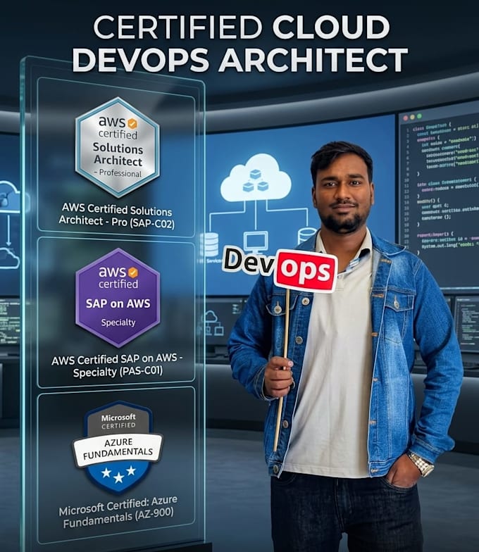 be your AWS solutions architect , devops consultant