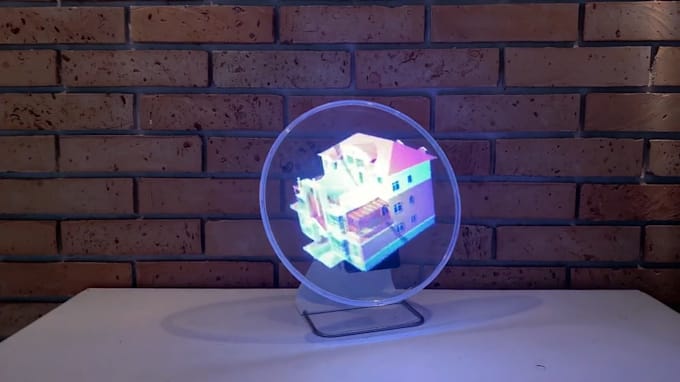 Hologram Using Animation Make animation for hologram fan, hologram design, hologram, hologram ...