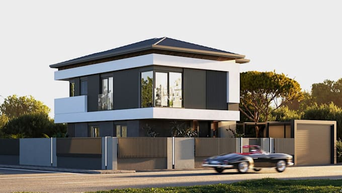 do 2d floor house plan elevation section full house design realistic walkthrough