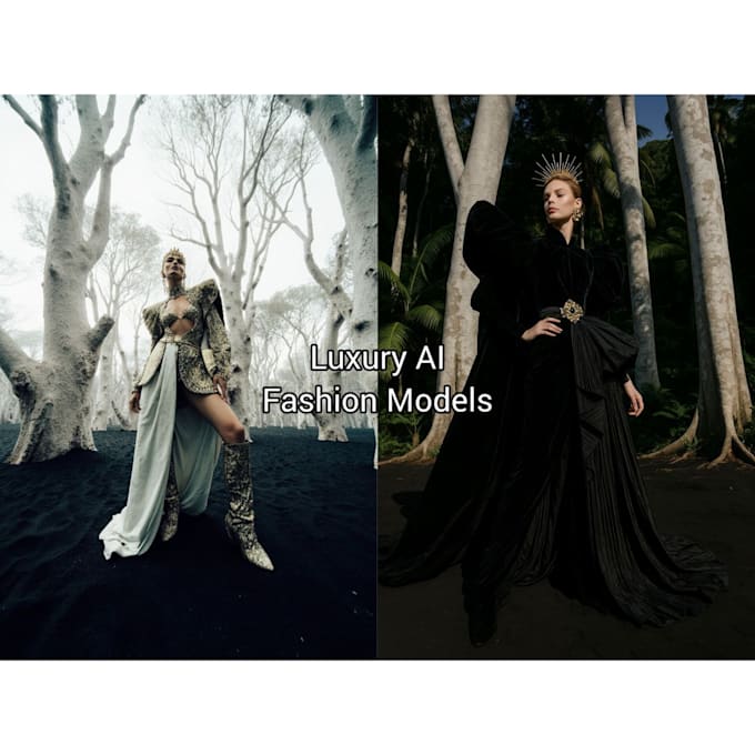 create realistic luxury ai fashion models for branding, campaign