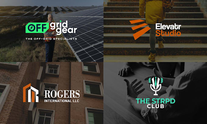 create a modern brand logo design for your business