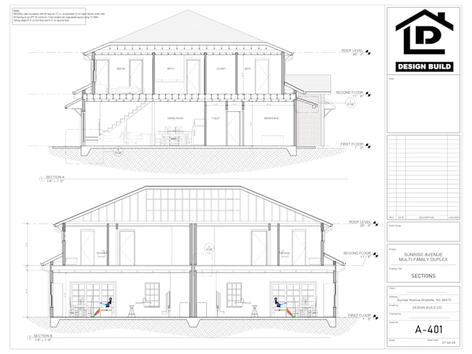 Draft site plan vicinity map floor plan mep hvac design adu in autocad ...