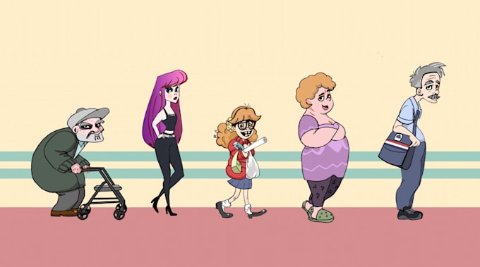 do 2d animation, 2d music video, 2d animated music video, character animation 2d