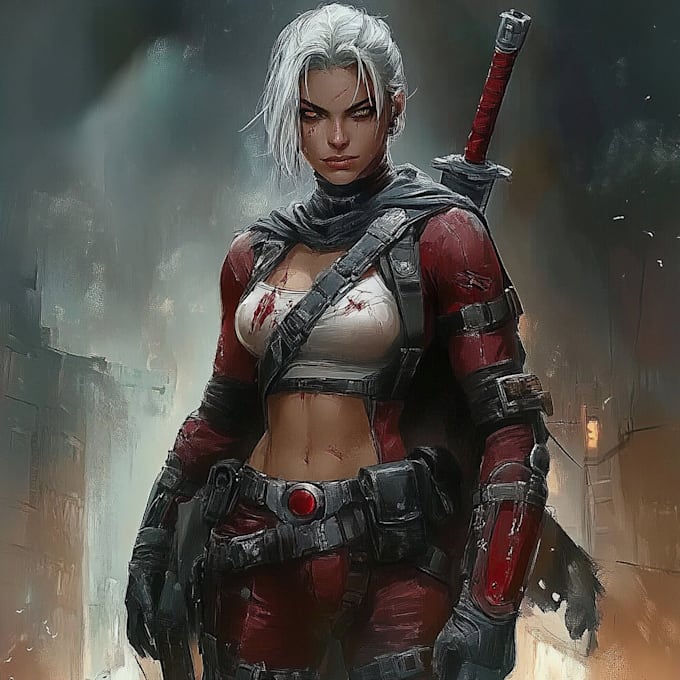 draw superhero character art
