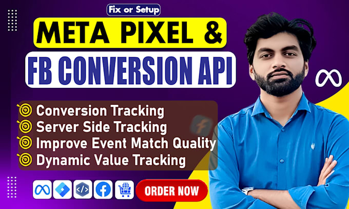 fix or setup meta pixel and facebook conversion API via GTM