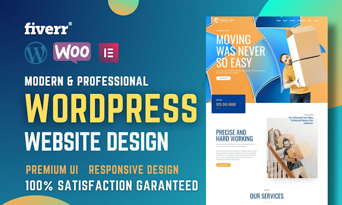 design a modern and mobile friendly website for you