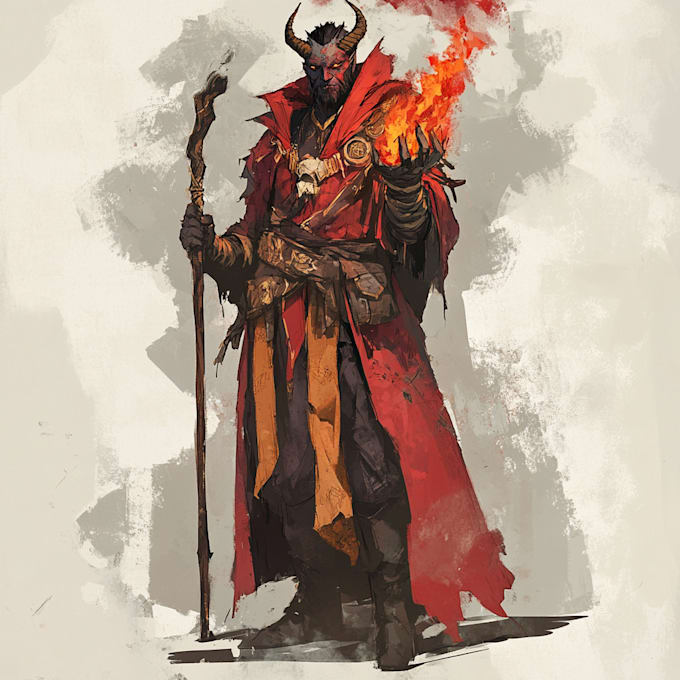 create high quality dnd character art and fantasy character