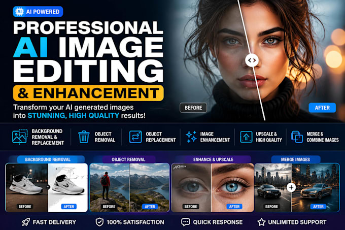 professionally edit and enhance ai generated images