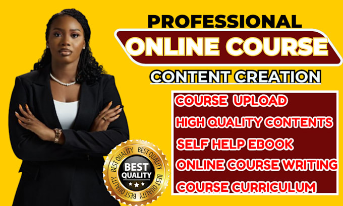 create onlinecoursecontent creation course curriculum lesson plans