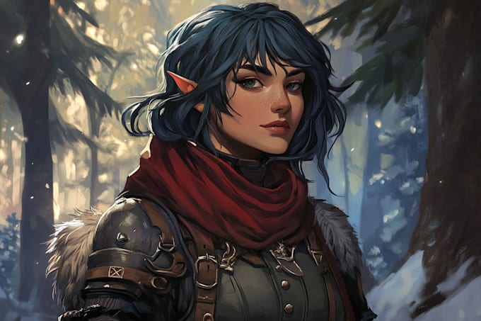 do dnd character art illustration commissions