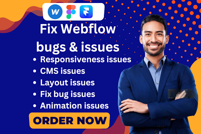 edit template update webflow framer website SEO fix bug layout responsive issues