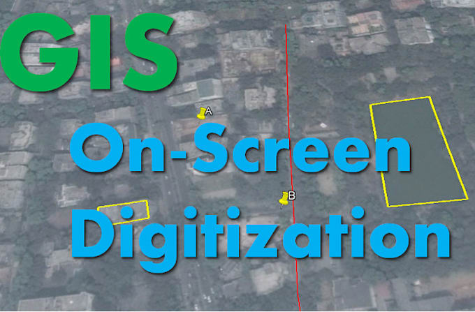 do onscreen digitization from satellite images