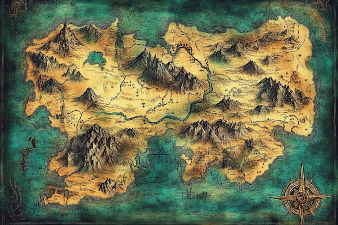 draw your custom map for fantasy