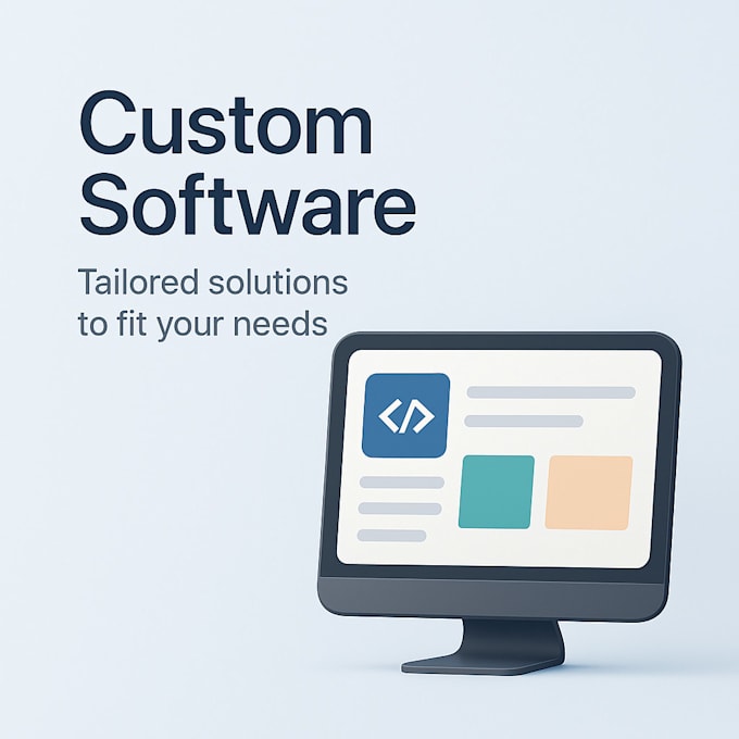 do a custom software for your company