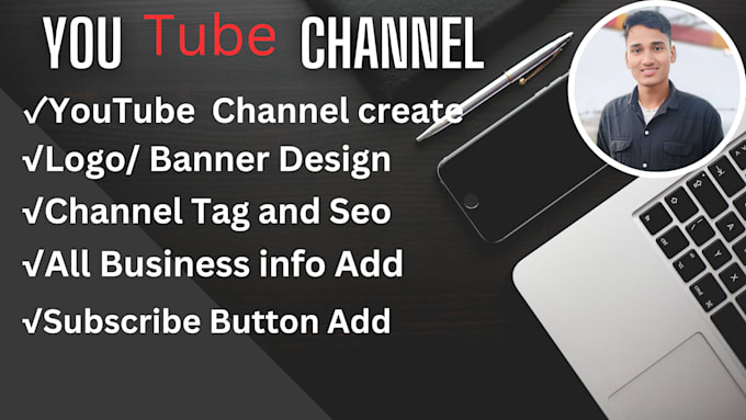 create and setup professional youtube channel
