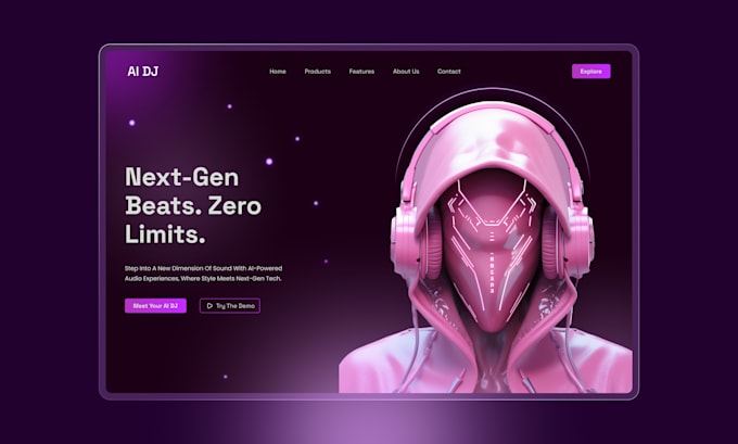 design figma website, figma landing page and uiux in figma