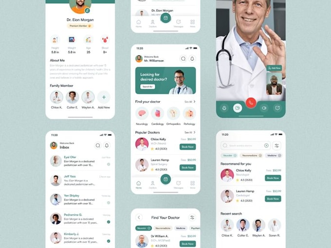 Design medical dashboard ui ux for doctors and patients by Maxwell ...