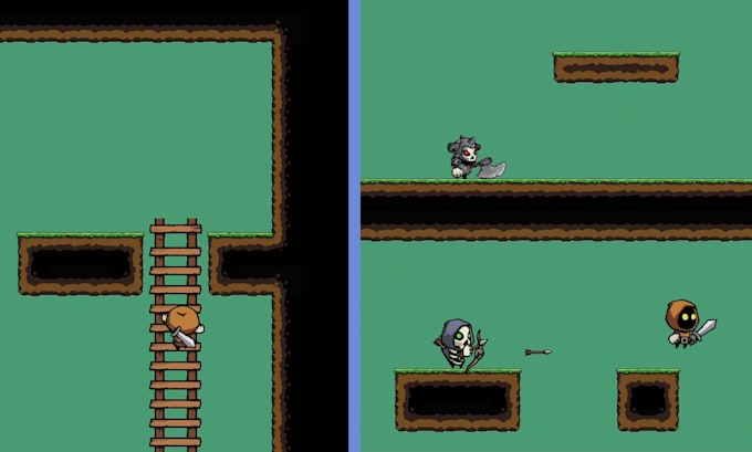 develop a custom 2d platformer mobile or pc game in unity