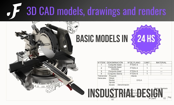 do 3d cad models and renders for you
