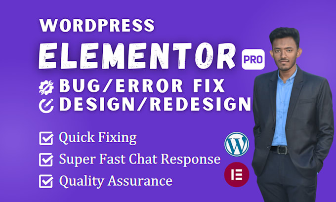 fix elementor issues, bugs, and errors fast