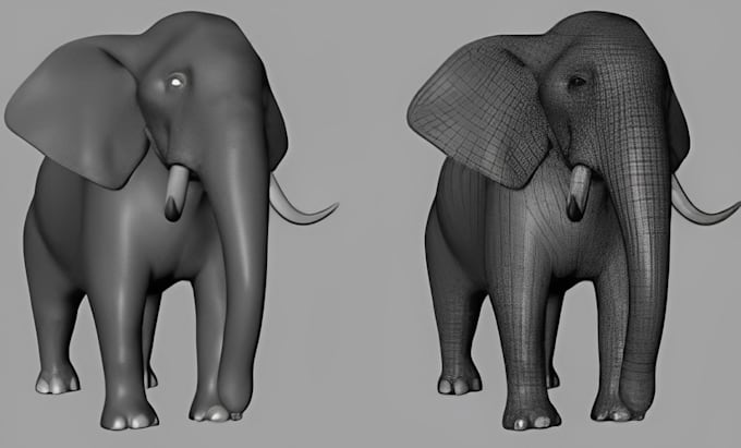 Create optimized 3d models with clean topology and uv mapping, and ...