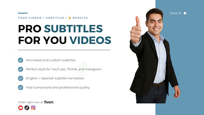 add animated subtitles for tiktok, reels, or youtube