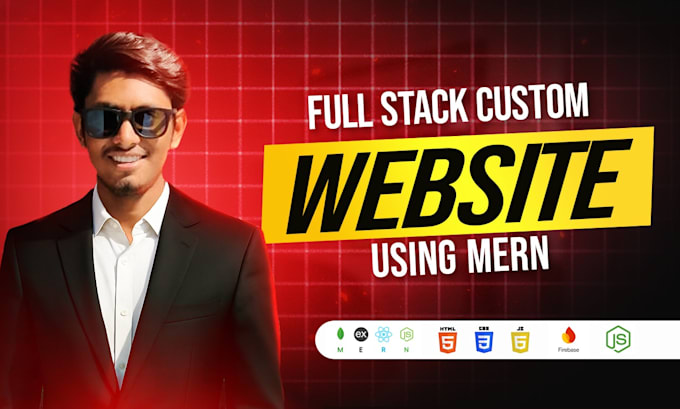 do website development, custom websites as full stack web developer using mern