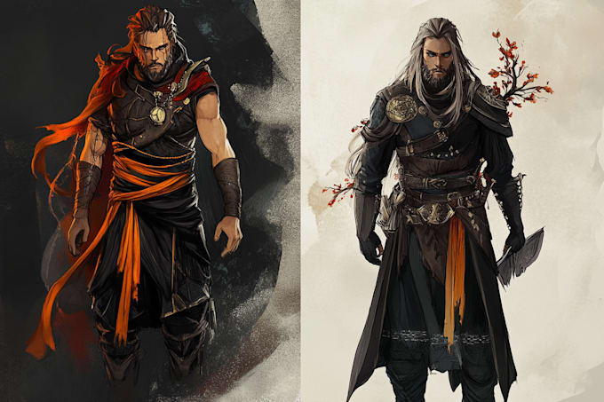 design concept art , character and illustration