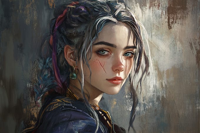 paint a digital fantasy, sci fi or normal portrait for you