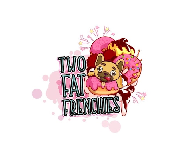 design wonderful vegan doughnut shop logo