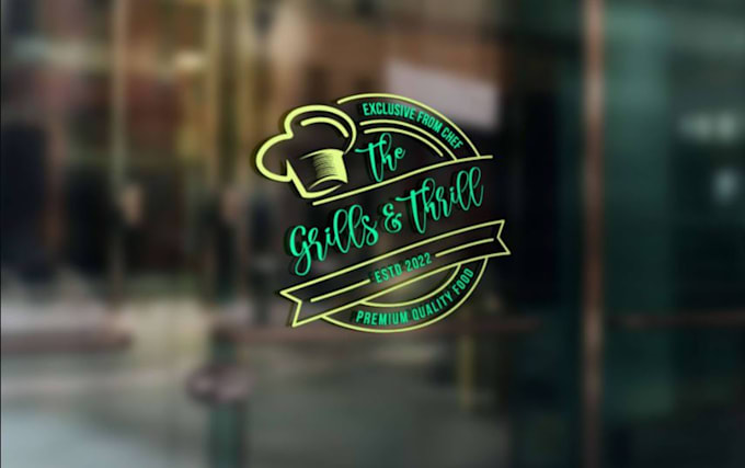 make restaurant, wine, cafe, bakery logo, and packaging