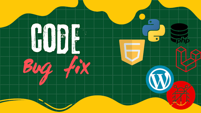 fix  bugs, errors in python, sql, php, javascript,  wordpress
