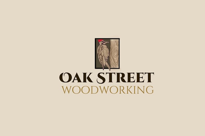 design a rustic wood, carpentry, or woodworking logo