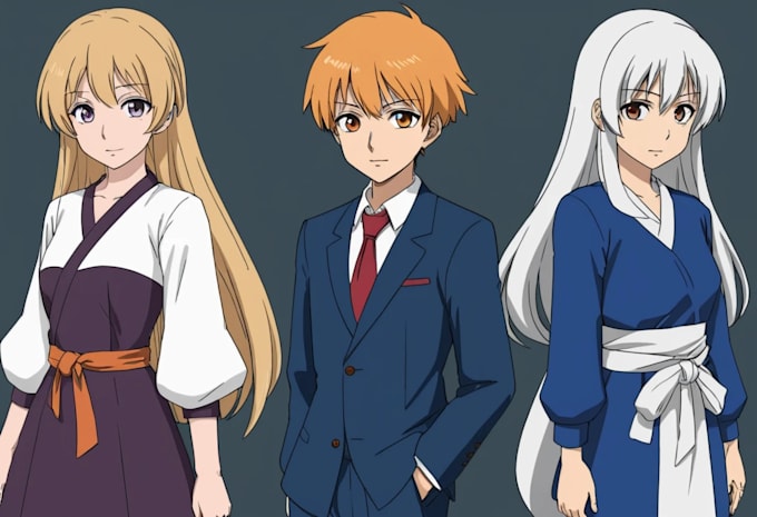 draw any sfw character in anime style
