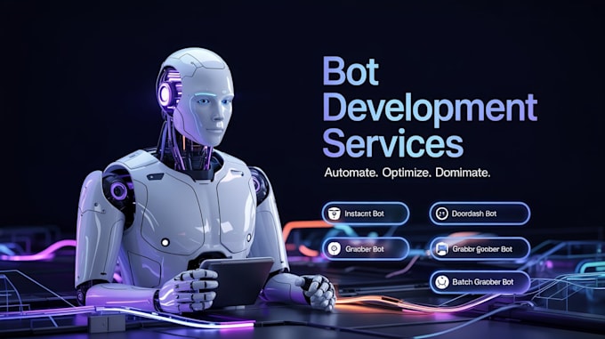 create doordash bot, instacart bot, uber bot, bot lyft, grabber bot, grubhub bot