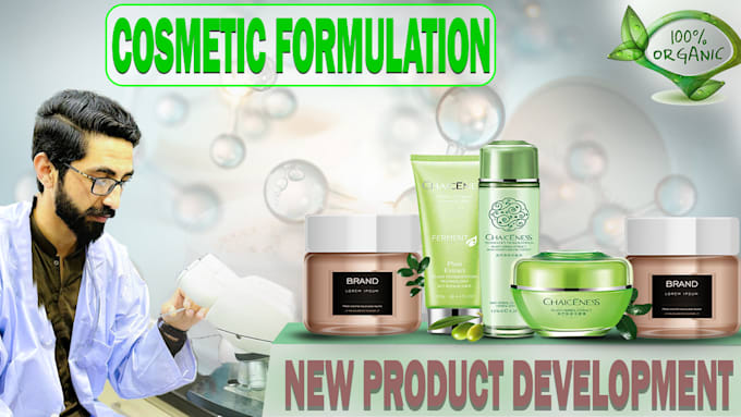 be cosmetic chemist to develop formulation for organic products