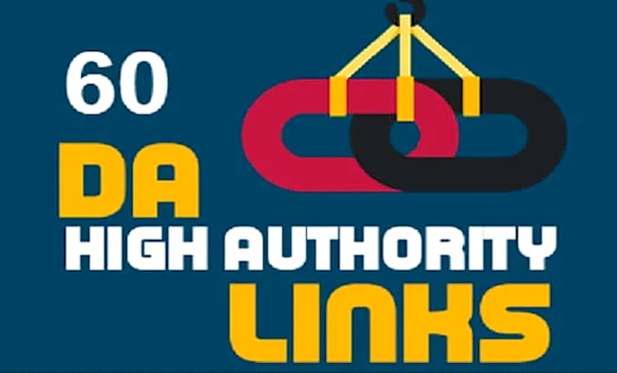 do 60 high da authority backlinks for SEO link building