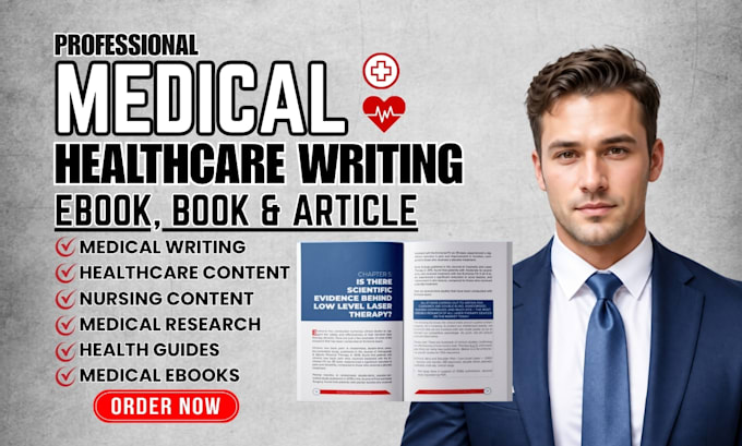 be medical, self help, health ebook ghostwriter, article writer