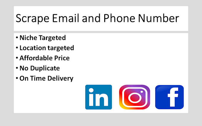 scrape email and phone number