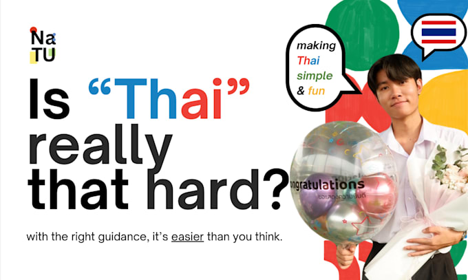 help you to learn thai in a fun and easy way via zoom