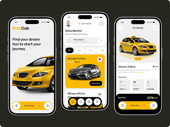develop taxi booking app booking website rideshare app uber clone app taxi app