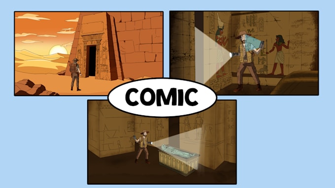 work on your comic strips