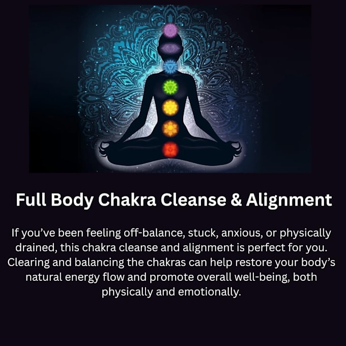 heal energy, deep chakra cleansing and alignment