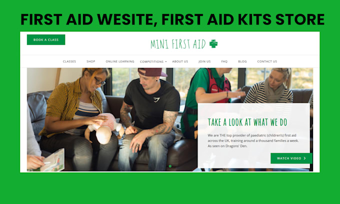 build first aid website first aid kits store first aid dropshipping store